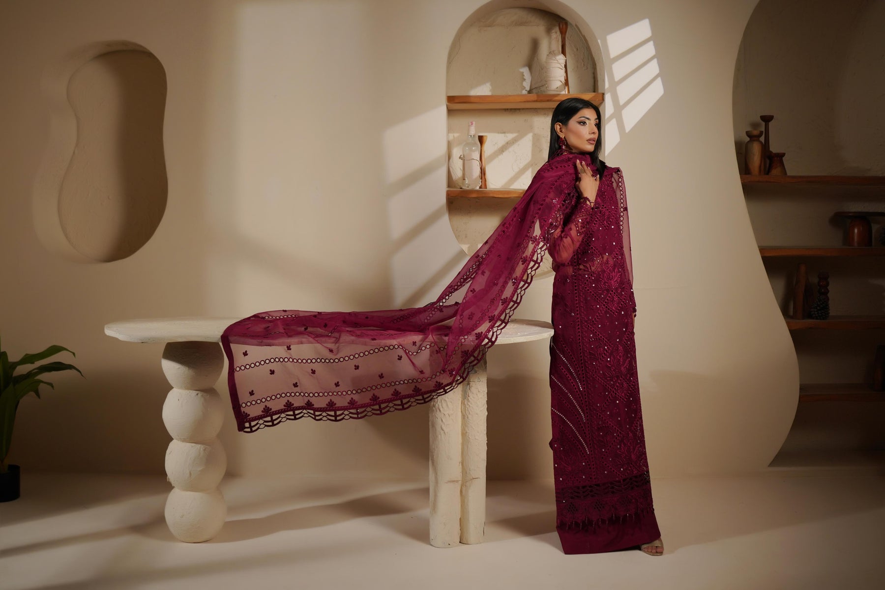 Maryams | Noir Luxe | IRELEEN-NOR-1401 - by Libasekhas UK - Registered Vendor of : Maryams - 100% Original Designer Dress