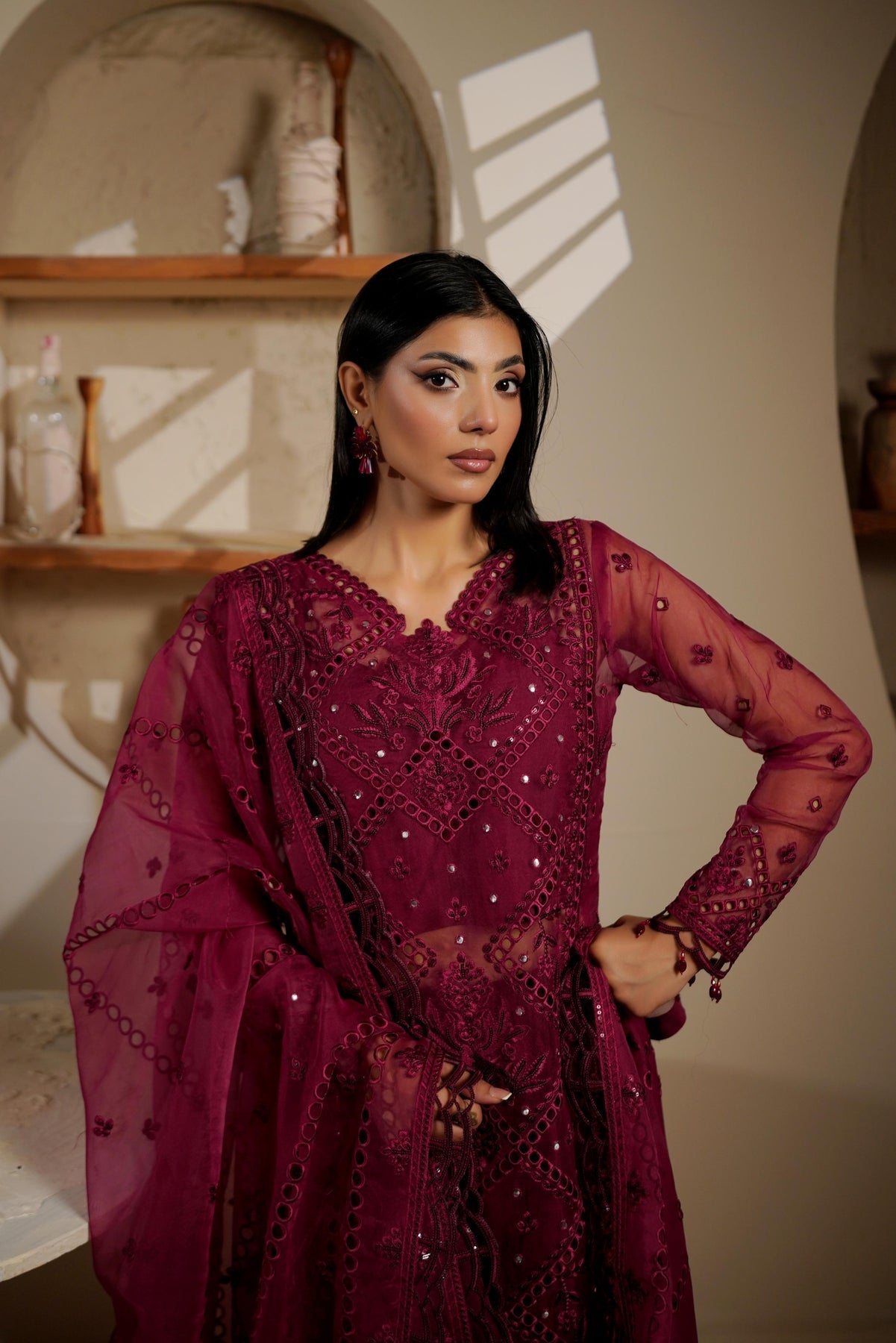 Maryams | Noir Luxe | IRELEEN-NOR-1401 - by Libasekhas UK - Registered Vendor of : Maryams - 100% Original Designer Dress