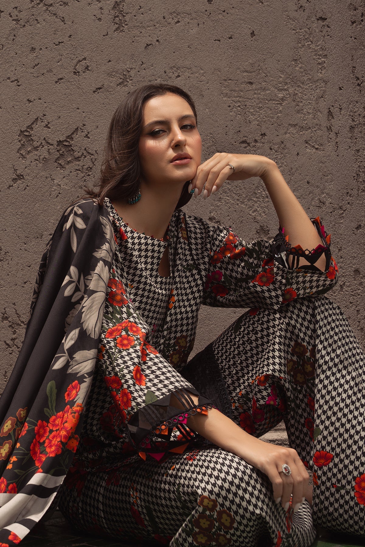 Charizma | C Prints Winter 25 | 3-PC Unstitched Printed Linen Collection CPW5-04 - by Libasekhas UK - Registered Vendor of : Charizma - 100% Original Designer Dress