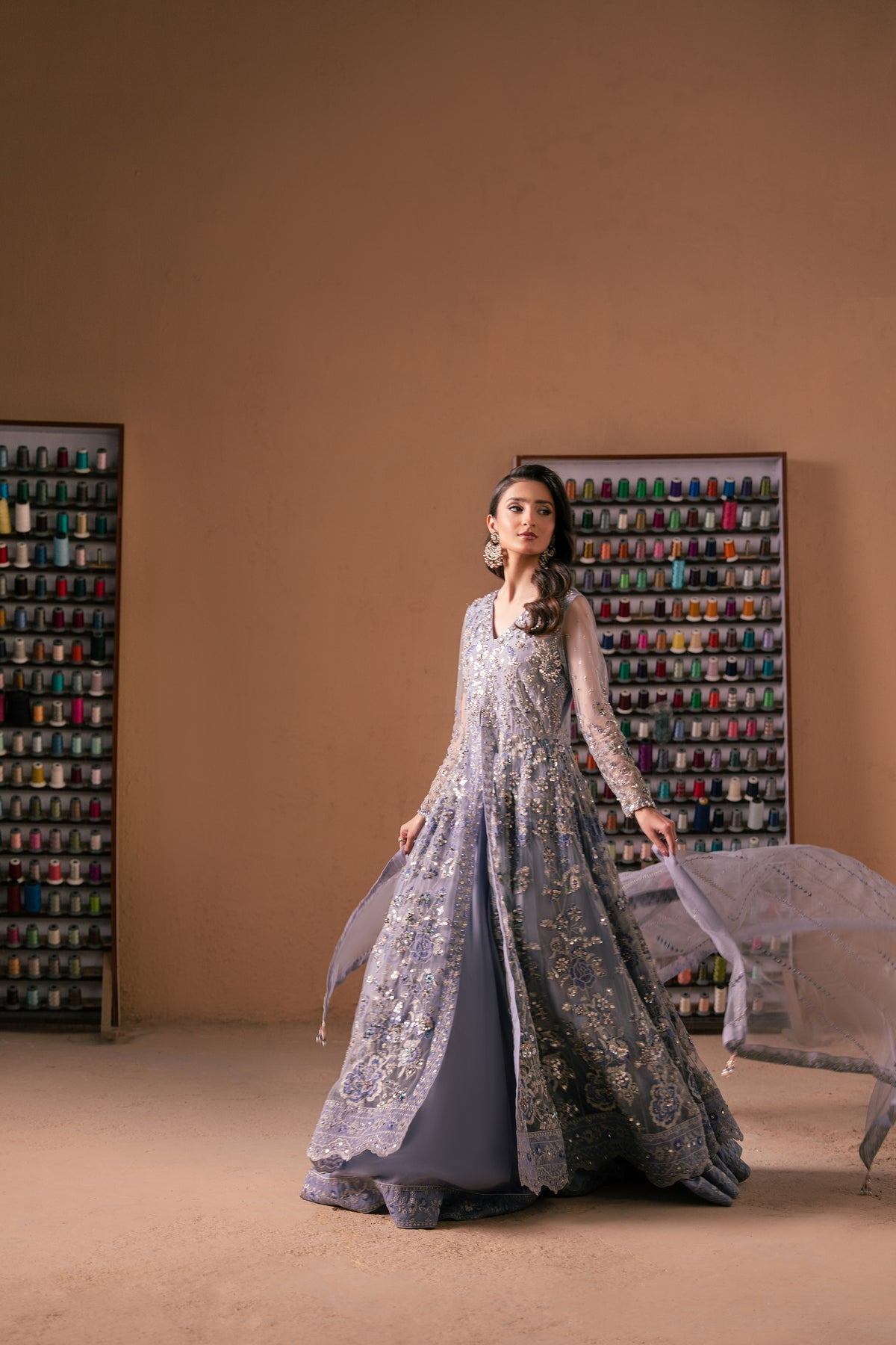 Malook | Rashq e Qamar | Gul - by - Libasekhas UK - Registered Vendor of : Malook - 100% Original Designer Dresss