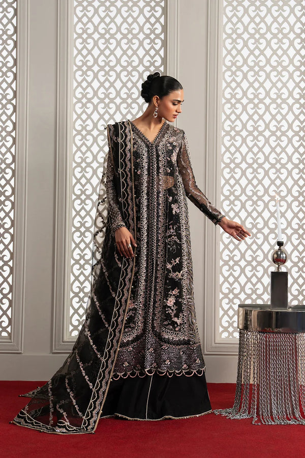 Afrozeh | AURE | Black Gown & Shararahahhu-Magnifique