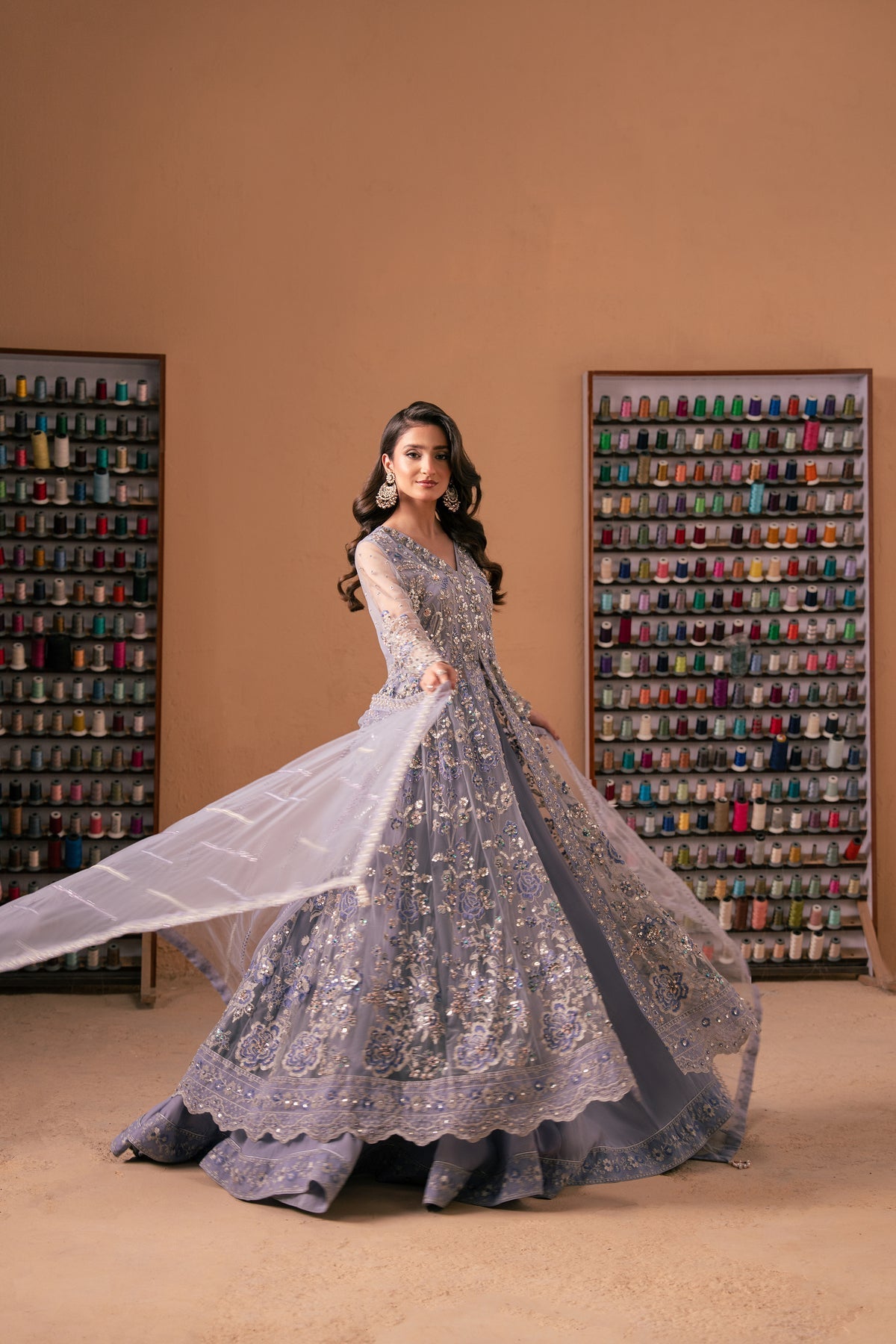 Malook | Rashq e Qamar | Gul - by - Libasekhas UK - Registered Vendor of : Malook - 100% Original Designer Dresss