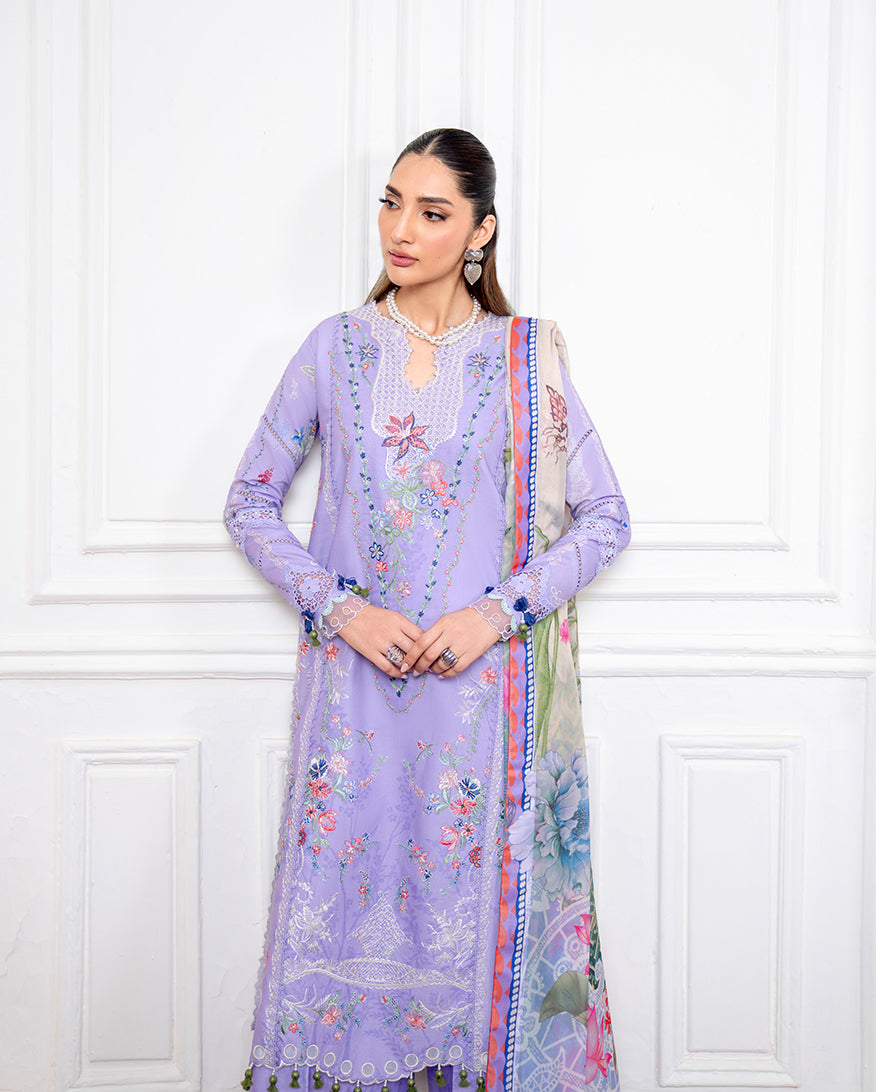 Roheenaz | Aezel Embroidered Cambric | Nivra - by Libasekhas UK - Registered Vendor of : Roheenaz - 100% Original Designer Dress