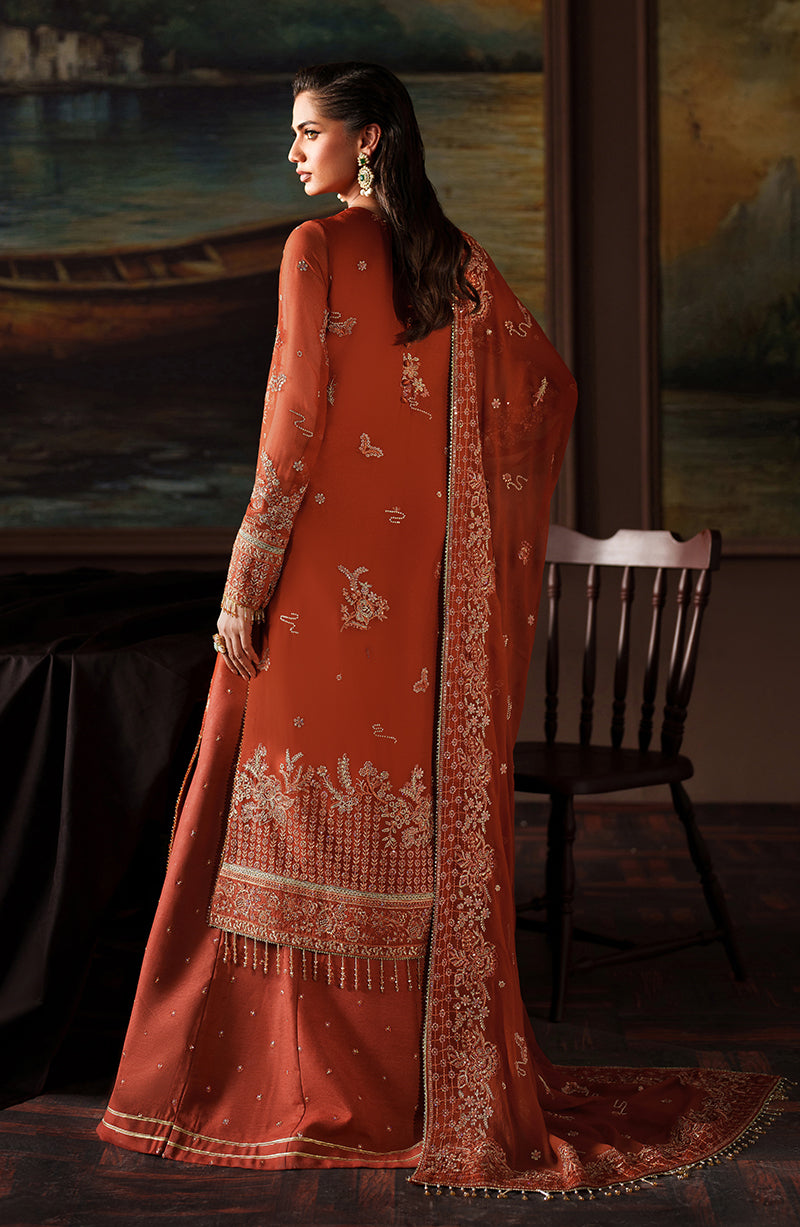 Zarif | Premium Chiffon | ZRF-PRC-07 ELEONORE - by Libasekhas UK - Registered Vendor of : Zarif - 100% Original Designer Dress