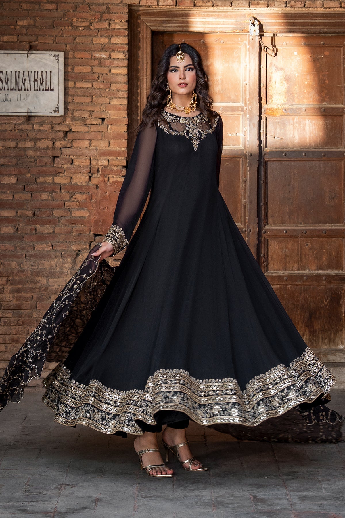 Charizma | Festive Pret | 3-PC Embroidered Chiffon CMA-6-429 - by Libasekhas UK - Registered Vendor of : Charizma - 100% Original Designer Dress