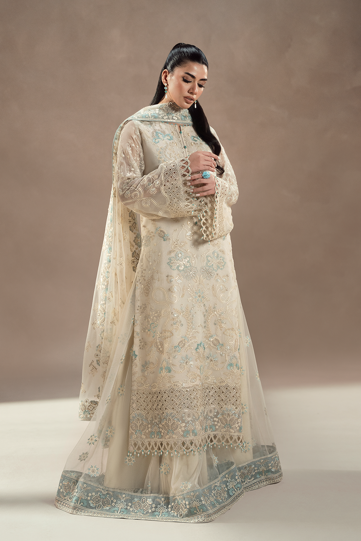Lavish Premium | Afsanah Formals | PEARL GARDEN - by Libasekhas UK - Registered Vendor of : Lavish premium - 100% Original Designer Dress