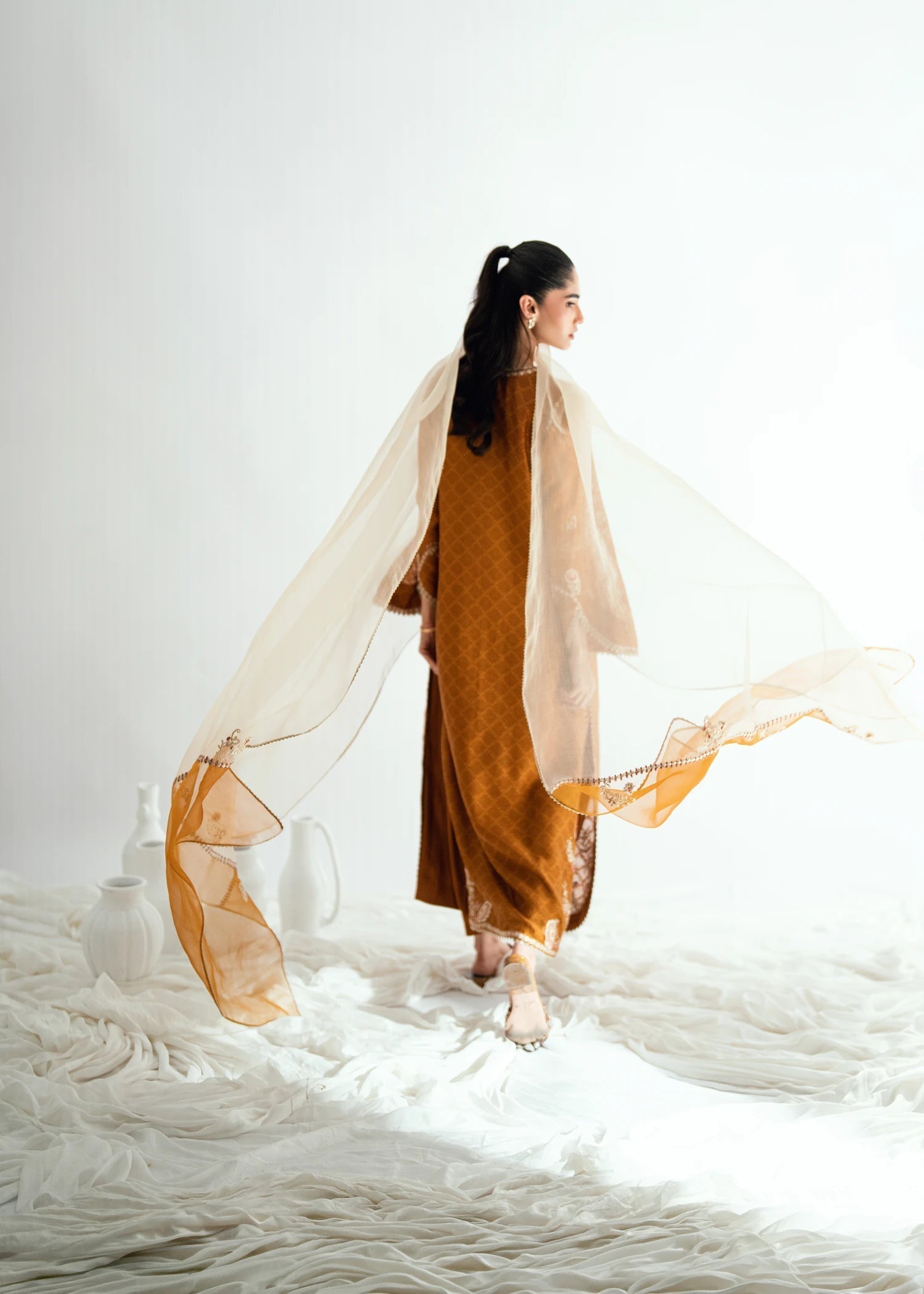 Umsha | Jardin De Luxe | Honey Mist - by Libasekhas UK - Registered Vendor of : Umsha - 100% Original Designer Dress