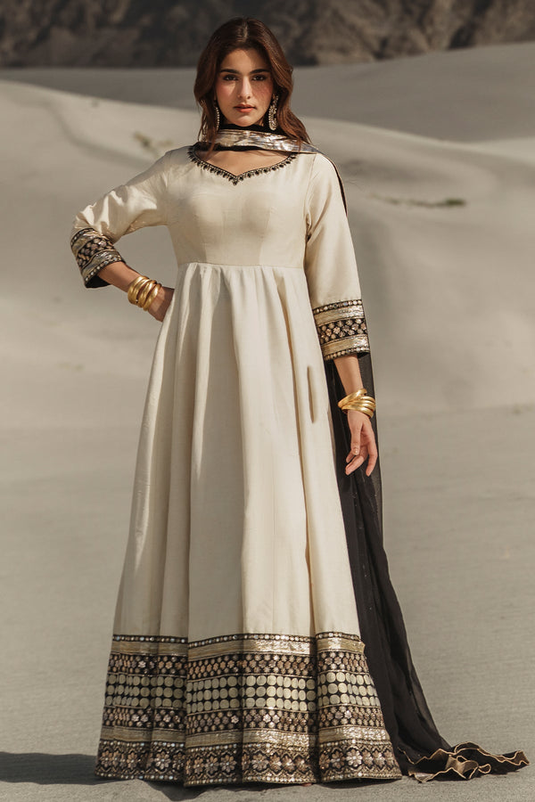 Charizma | Festive Pret | 3 Pcs Stitched Raw Silk Pishwas CMA-6-468 - by Libasekhas UK - Registered Vendor of : Charizma - 100% Original Designer Dress