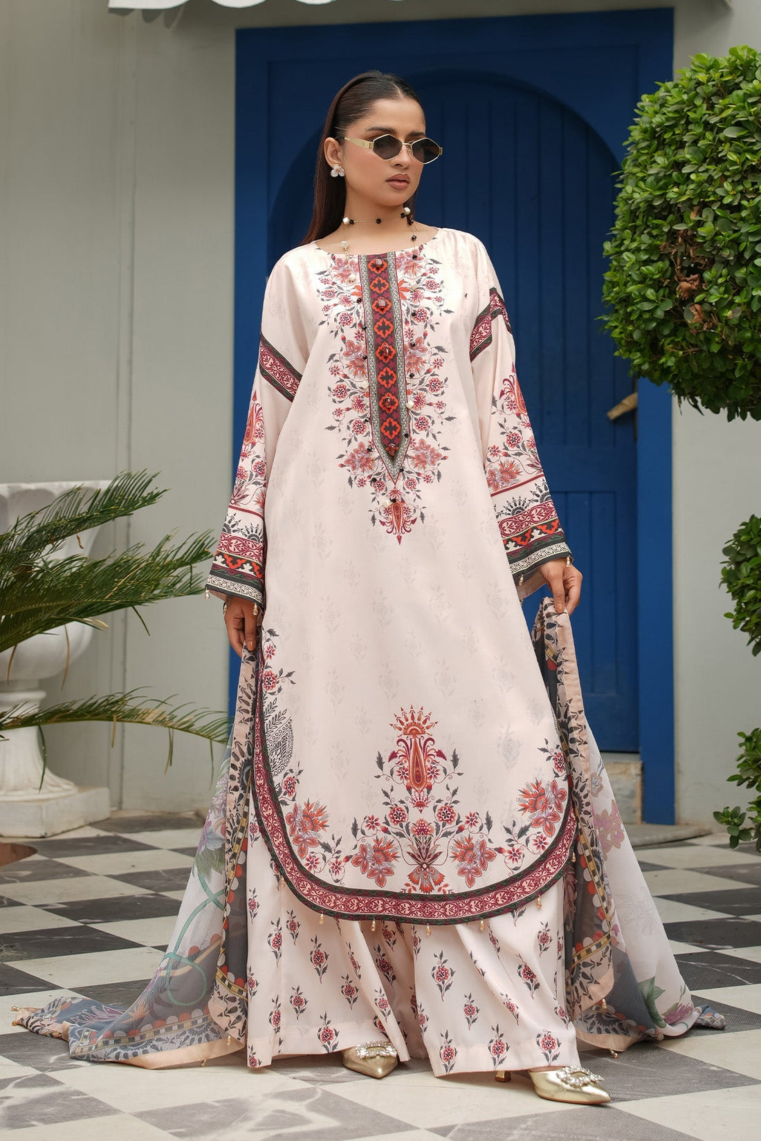 Maryams | Lawn Edit 26 | Iris - by Libasekhas UK - Registered Vendor of : Maryams - 100% Original Designer Dress