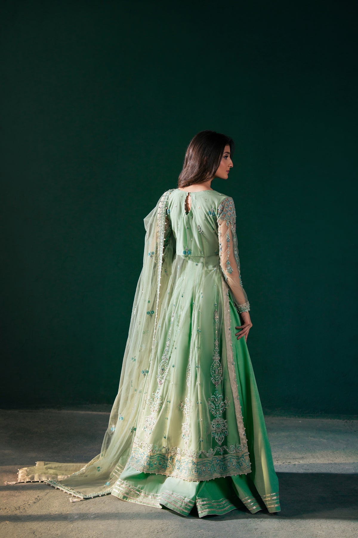 Malook | Rashq e Qamar | Feroza - by - Libasekhas UK - Registered Vendor of : Malook - 100% Original Designer Dresss