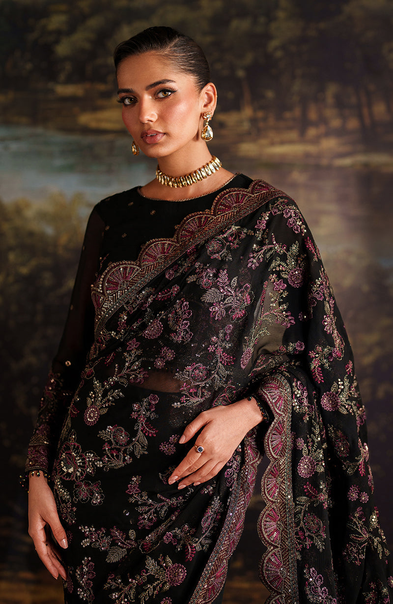 Zarif | Premium Chiffon | ZRF-PRC-04 VICTORIA - by Libasekhas UK - Registered Vendor of : Zarif - 100% Original Designer Dress