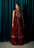 Umsha | Velvet Code | Regal Ruby - by Libasekhas UK - Registered Vendor of : Umsha - 100% Original Designer Dress