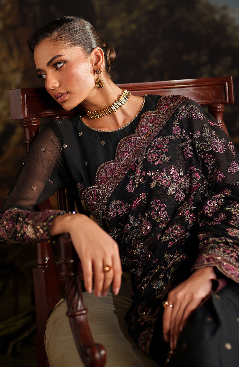 Zarif | Premium Chiffon | ZRF-PRC-04 VICTORIA - by Libasekhas UK - Registered Vendor of : Zarif - 100% Original Designer Dress