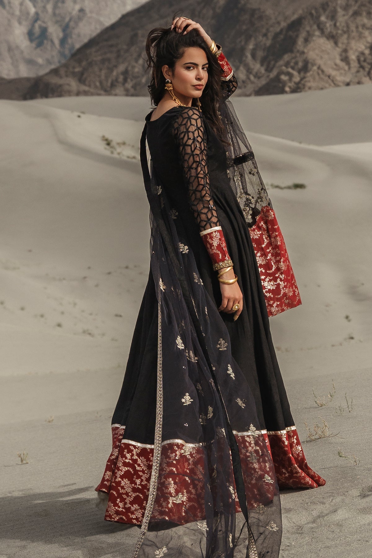 Charizma | Festive Pret | 3 Pcs Stitched Raw Silk Pishwas CMA-6-485 - by Libasekhas UK - Registered Vendor of : Charizma - 100% Original Designer Dress