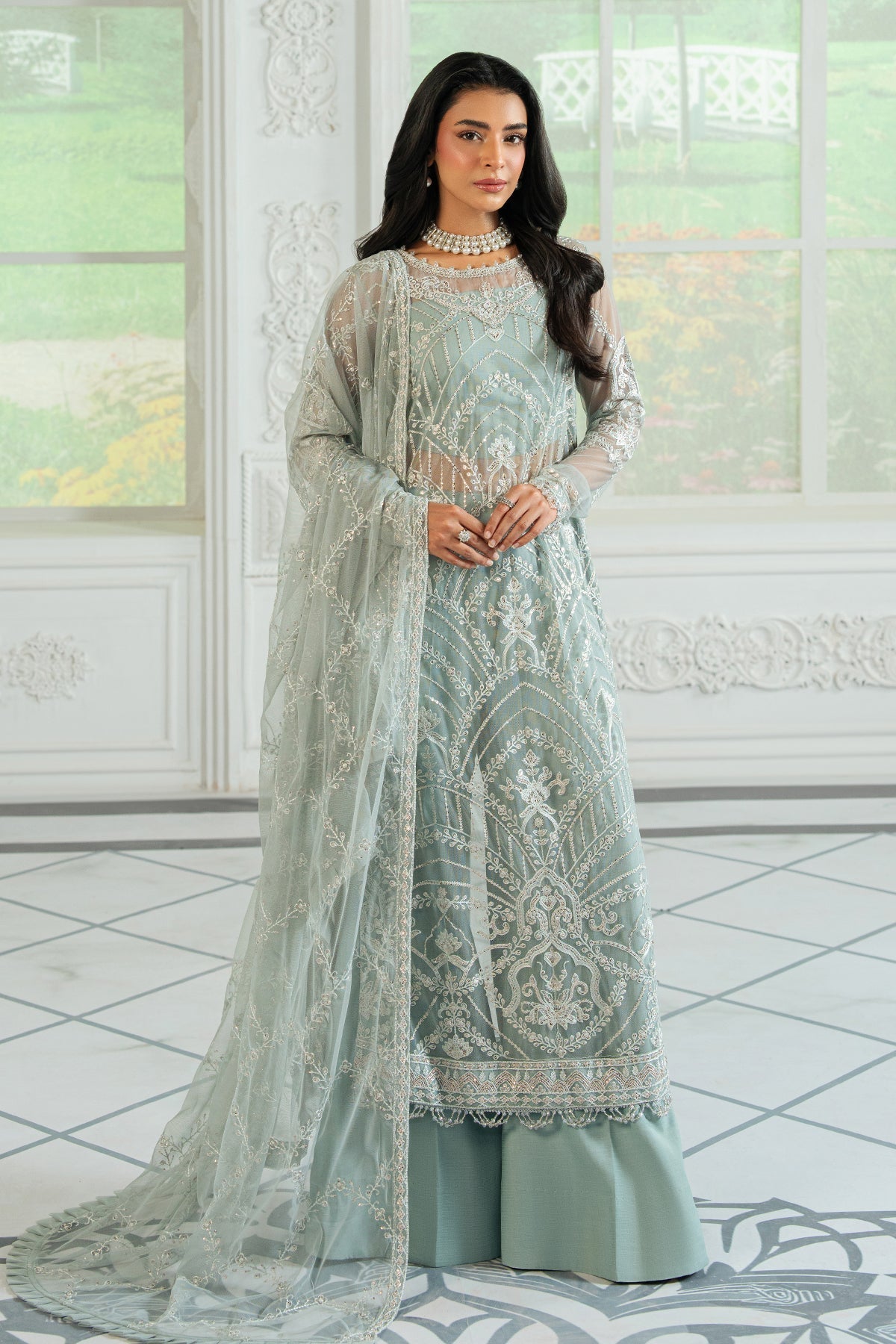 Zarif | Inara Formals | ZRI-01 RUHYA - by - Libasekhas UK - Registered Vendor of : Zarif - 100% Original Designer Dresss
