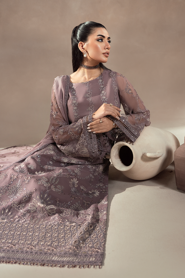 Lavish Premium | Afsanah Formals | MAUVE MYSTIQUE - by Libasekhas UK - Registered Vendor of : Lavish premium - 100% Original Designer Dress