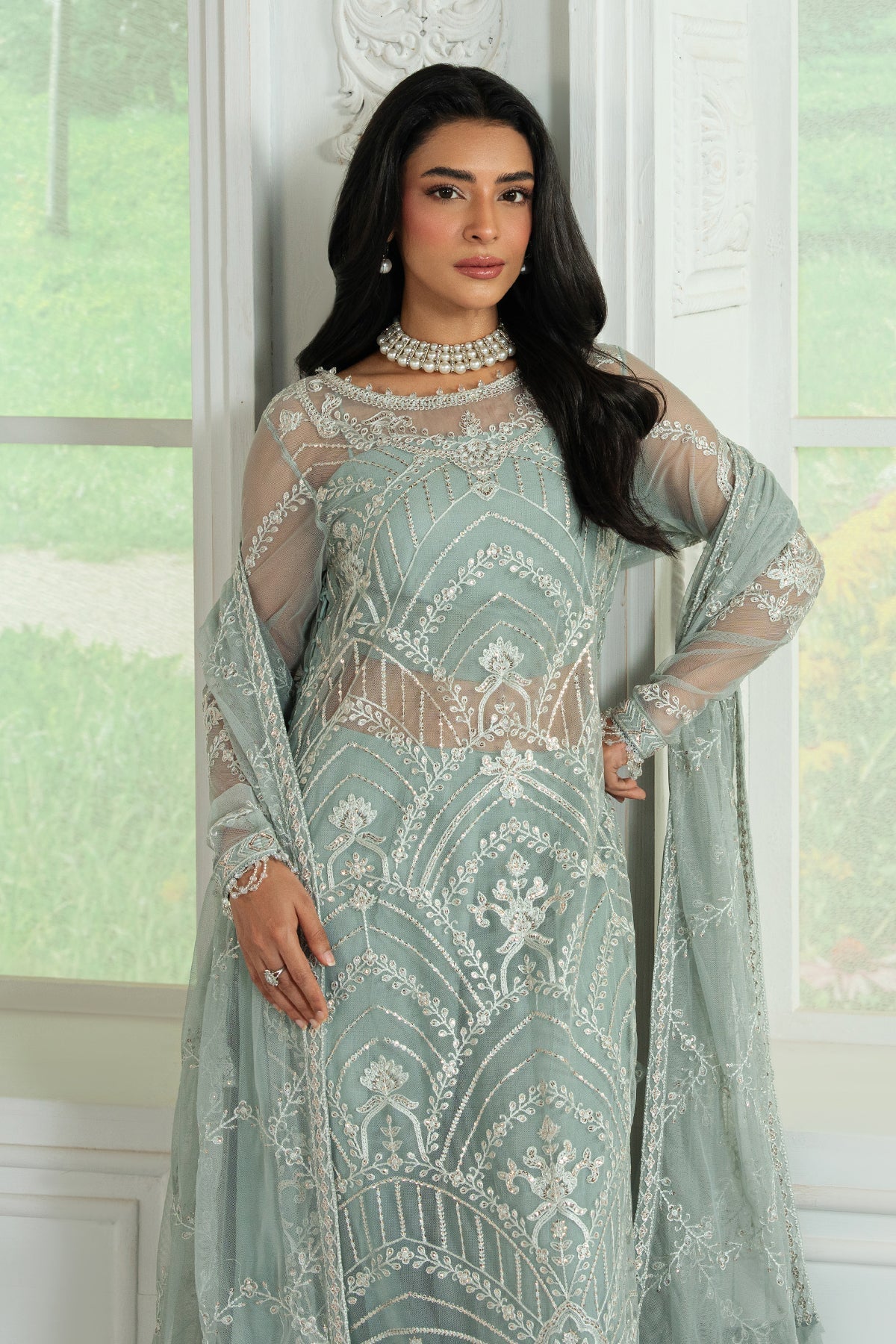 Zarif | Inara Formals | ZRI-01 RUHYA - by - Libasekhas UK - Registered Vendor of : Zarif - 100% Original Designer Dresss