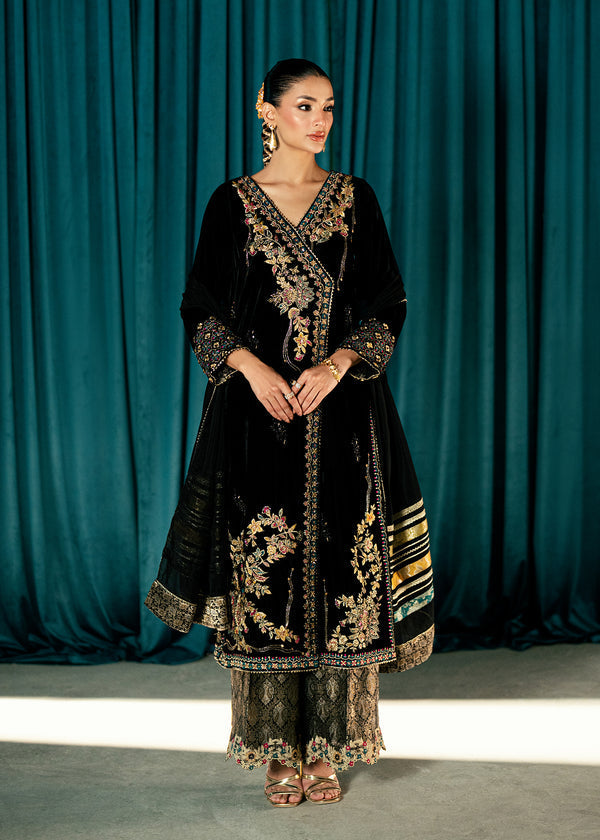 Umsha | Velvet Code | Midnight Aura - by Libasekhas UK - Registered Vendor of : Umsha - 100% Original Designer Dress