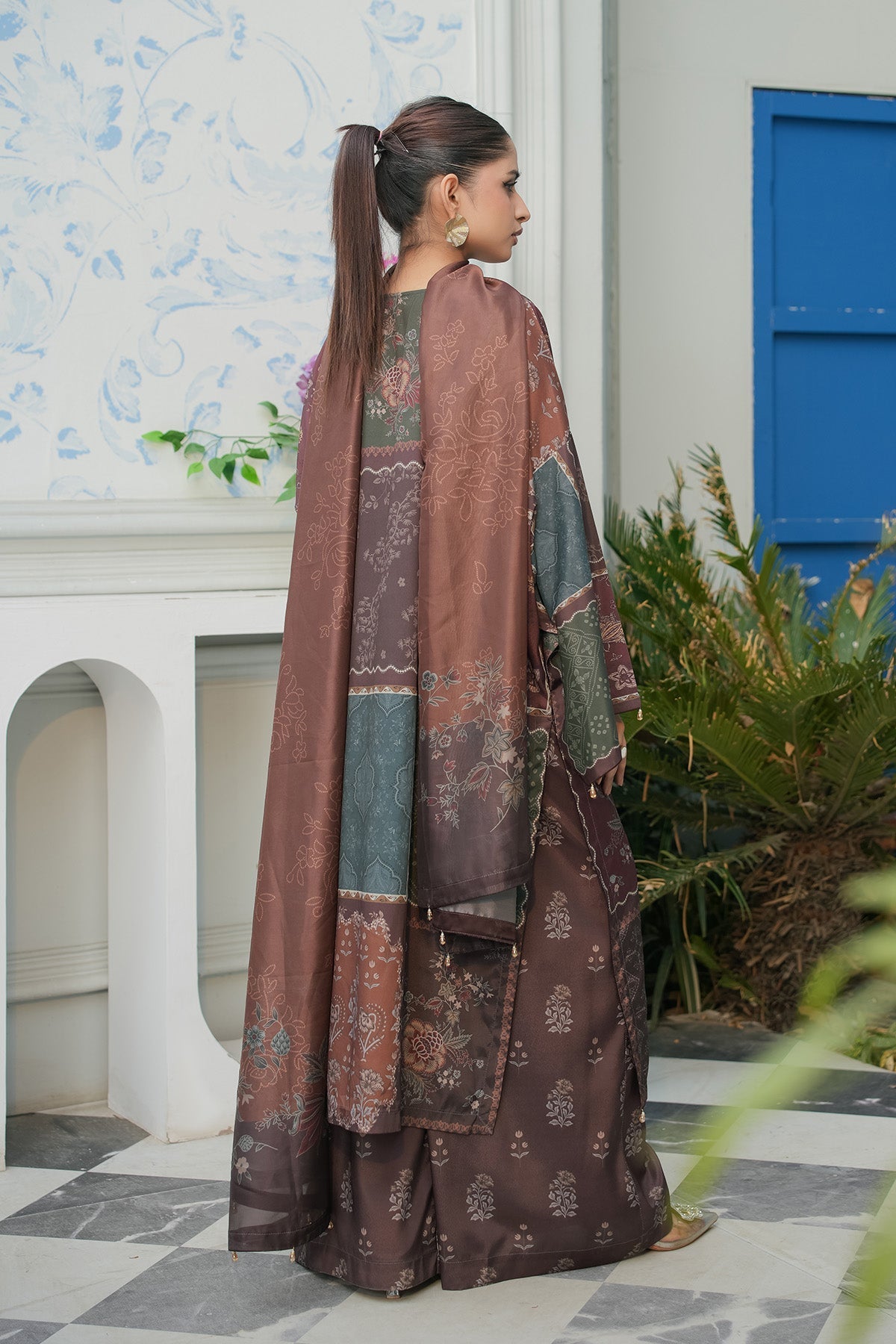 Maryams | Lawn Edit 26 | Basil - by Libasekhas UK - Registered Vendor of : Maryams - 100% Original Designer Dress