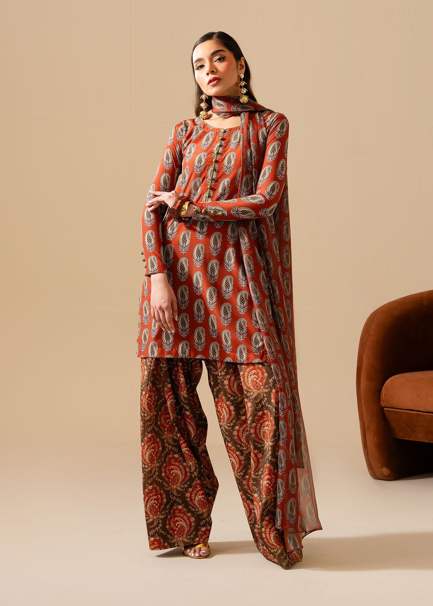 Maria Osama Khan | Retro Vol 3 | Lara - by - Libasekhas UK - Registered Vendor of : Maria Osama Khan - 100% Original Designer Dresss