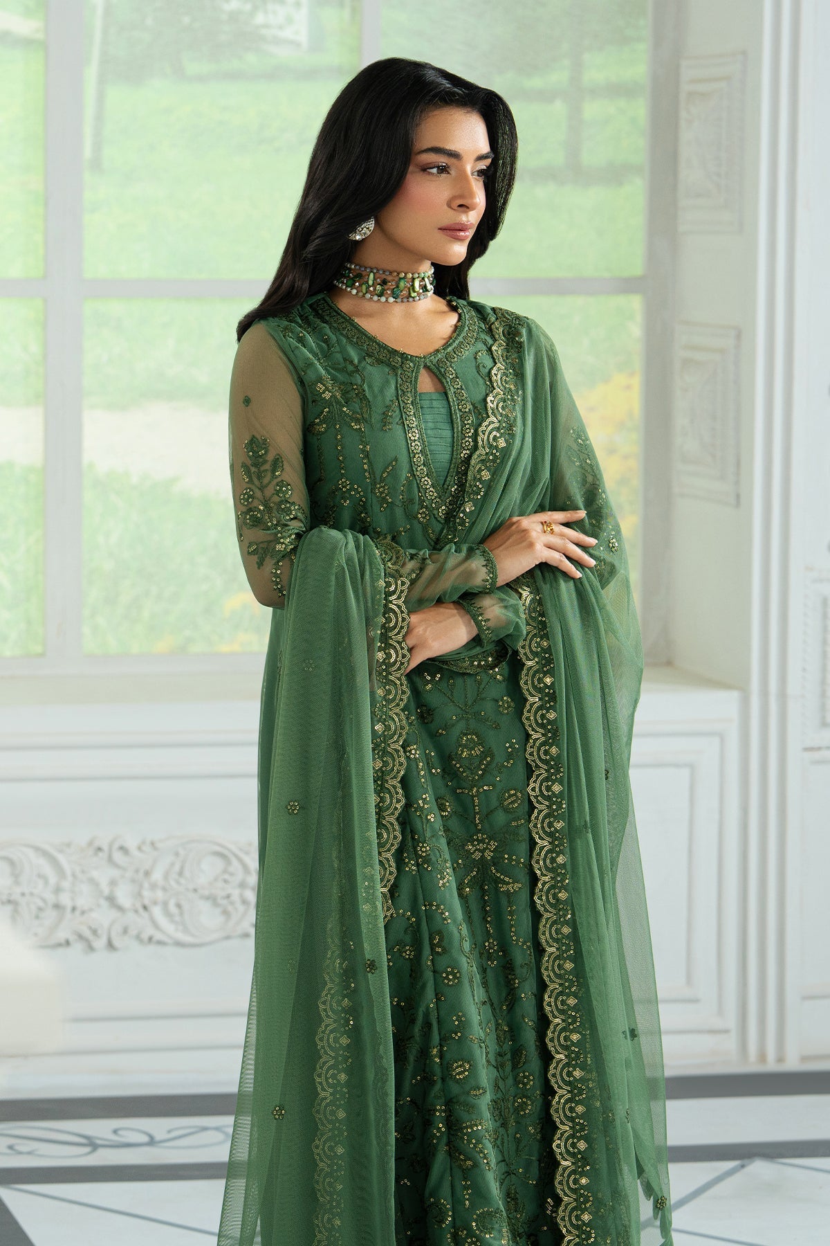 Zarif | Inara Formals | ZRI-07 ASLAAN - by - Libasekhas UK - Registered Vendor of : Zarif - 100% Original Designer Dresss