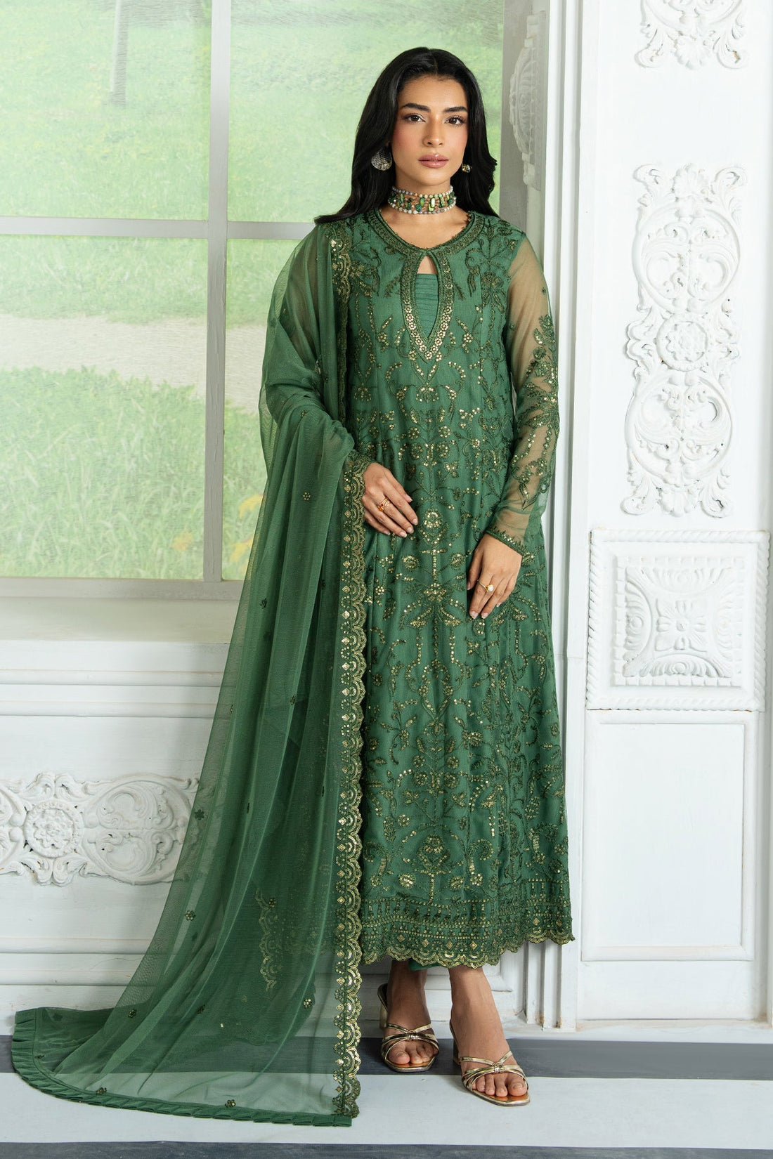 Zarif | Inara Formals | ZRI-07 ASLAAN - by - Libasekhas UK - Registered Vendor of : Zarif - 100% Original Designer Dresss