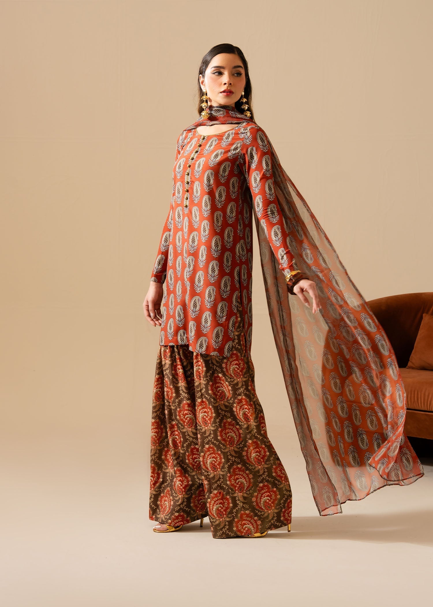 Maria Osama Khan | Retro Vol 3 | Lara - by - Libasekhas UK - Registered Vendor of : Maria Osama Khan - 100% Original Designer Dresss
