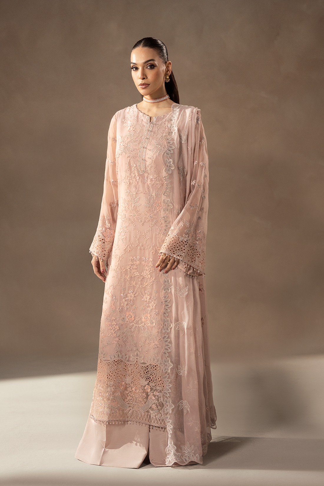 Lavish Premium | Afsanah Formals | BLUSH PETAL - by Libasekhas UK - Registered Vendor of : Lavish premium - 100% Original Designer Dress