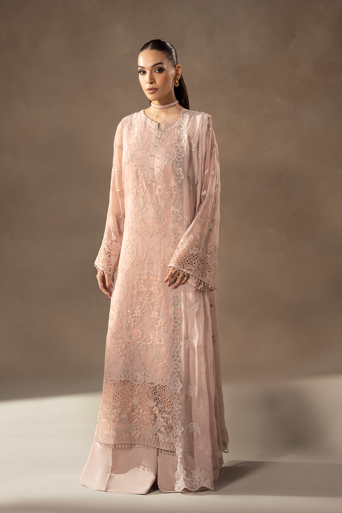Lavish Premium | Afsanah Formals | BLUSH PETAL - by Libasekhas UK - Registered Vendor of : Lavish premium - 100% Original Designer Dress