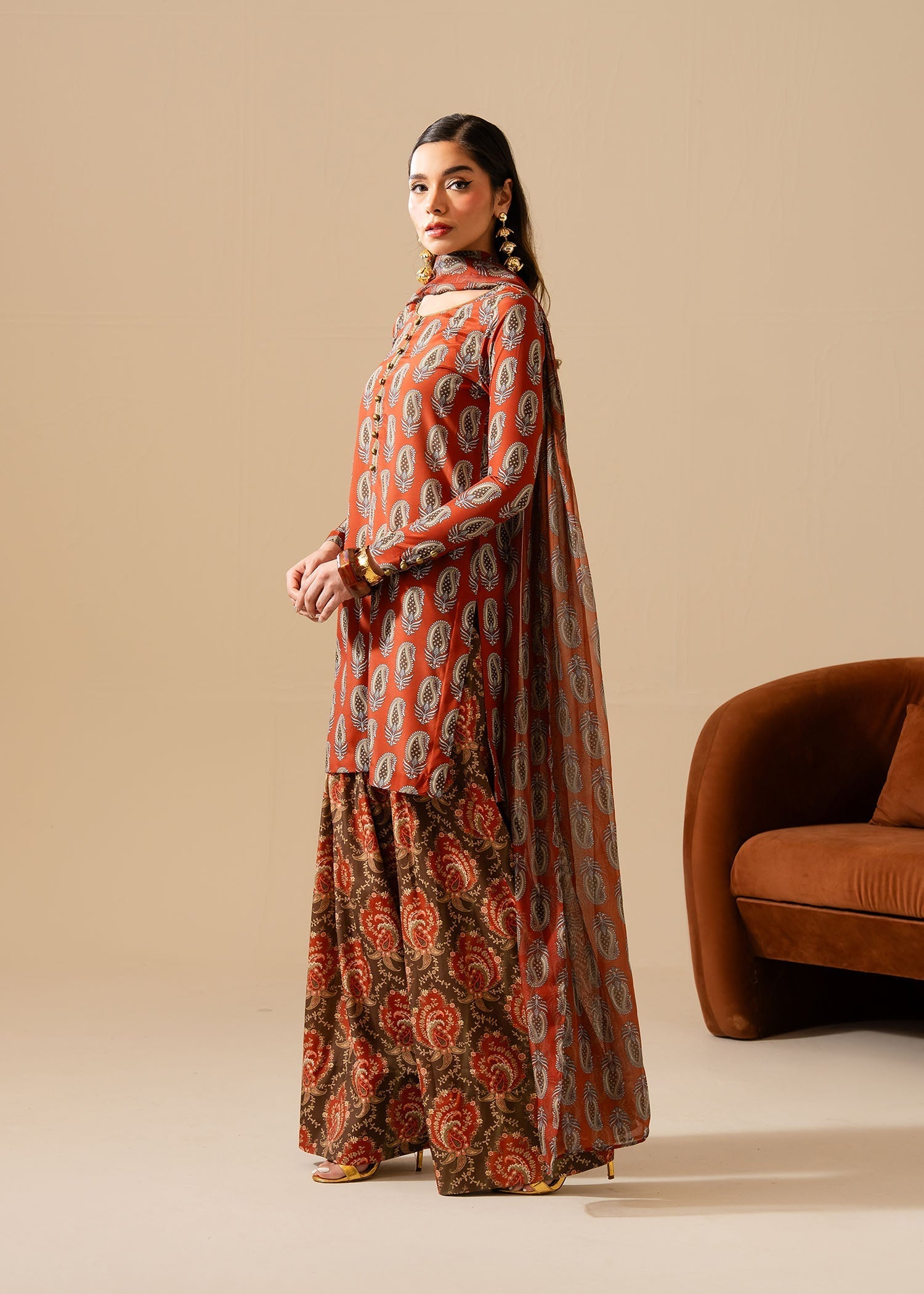 Maria Osama Khan | Retro Vol 3 | Lara - by - Libasekhas UK - Registered Vendor of : Maria Osama Khan - 100% Original Designer Dresss