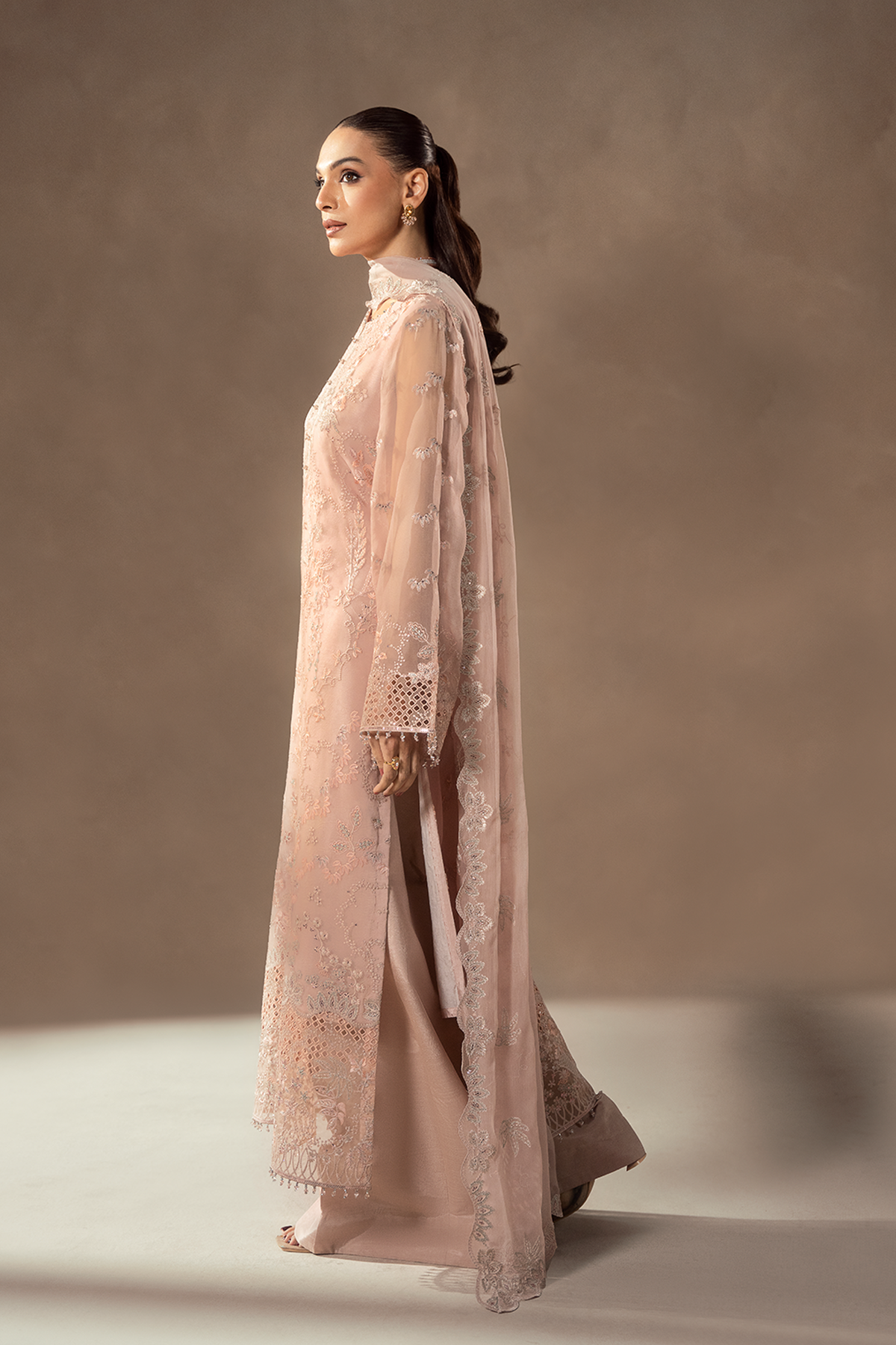 Lavish Premium | Afsanah Formals | BLUSH PETAL - by Libasekhas UK - Registered Vendor of : Lavish premium - 100% Original Designer Dress