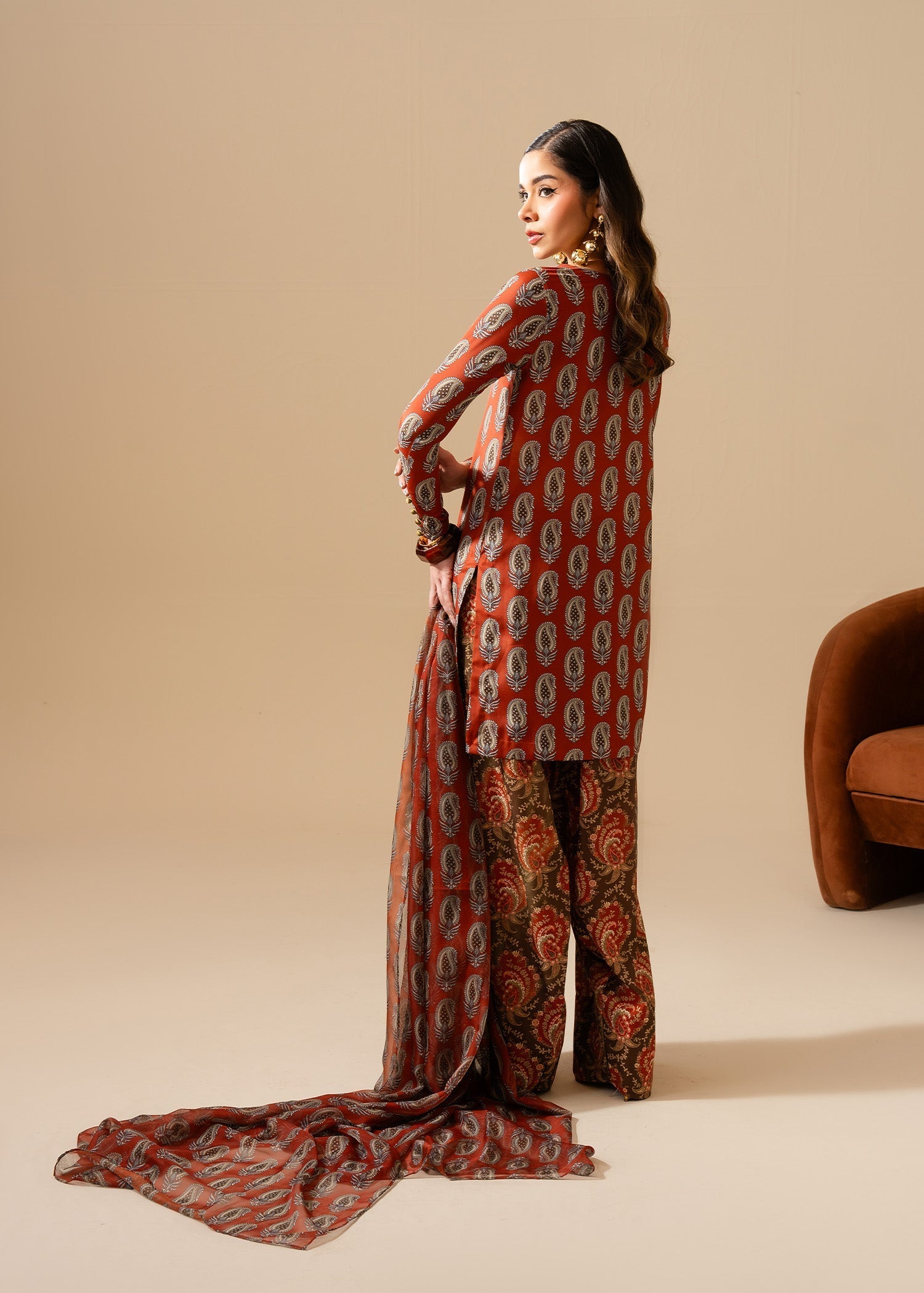 Maria Osama Khan | Retro Vol 3 | Lara - by - Libasekhas UK - Registered Vendor of : Maria Osama Khan - 100% Original Designer Dresss