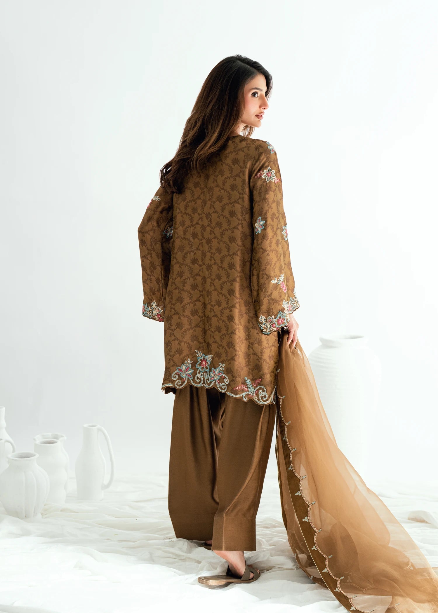 Umsha | Jardin De Luxe | Sienna Glow - by Libasekhas UK - Registered Vendor of : Umsha - 100% Original Designer Dress