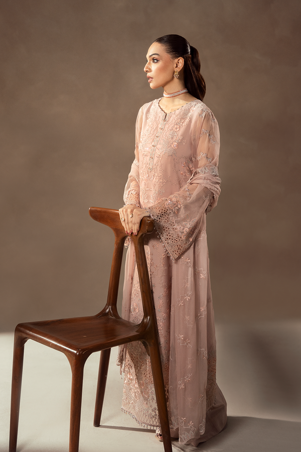 Lavish Premium | Afsanah Formals | BLUSH PETAL - by Libasekhas UK - Registered Vendor of : Lavish premium - 100% Original Designer Dress