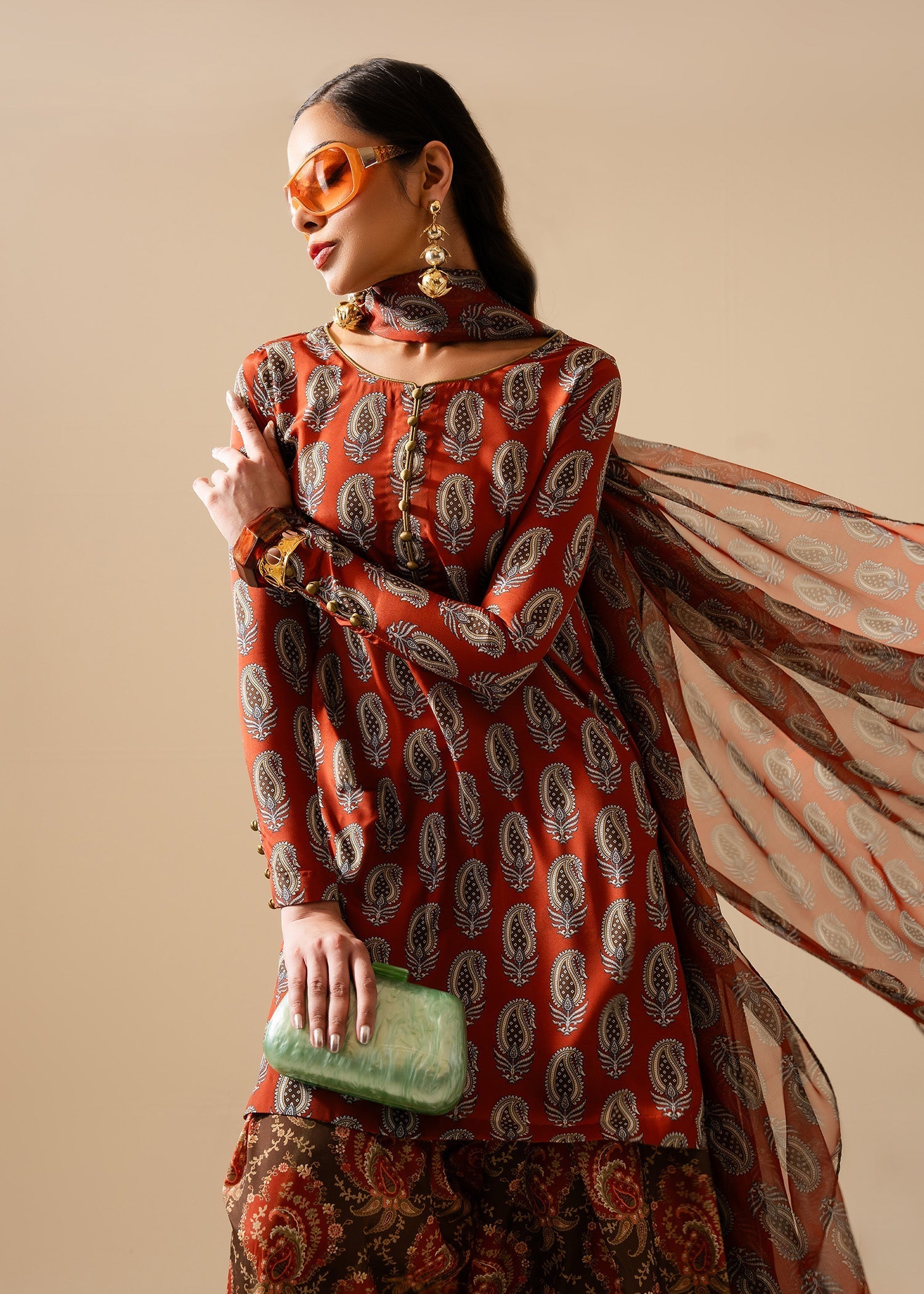 Maria Osama Khan | Retro Vol 3 | Lara - by - Libasekhas UK - Registered Vendor of : Maria Osama Khan - 100% Original Designer Dresss