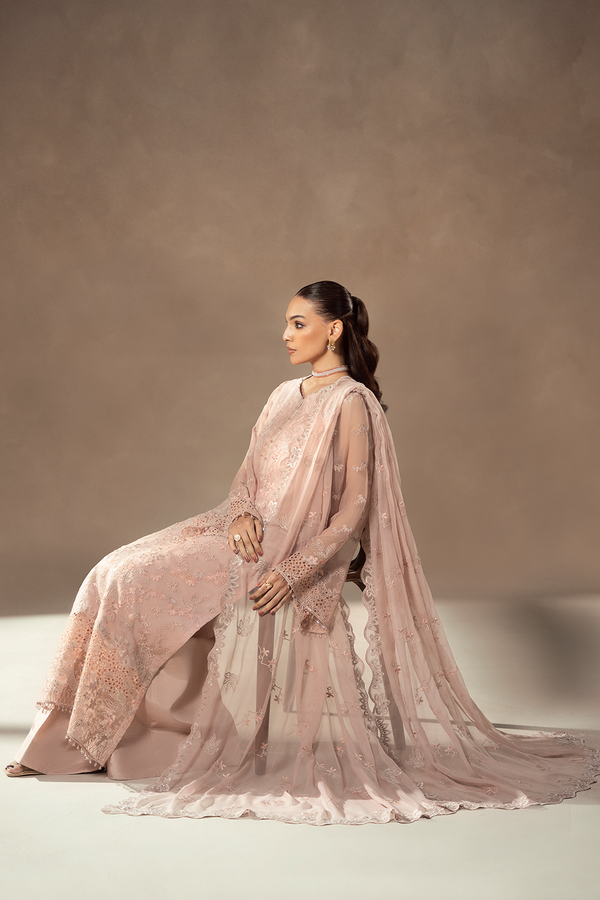 Lavish Premium | Afsanah Formals | BLUSH PETAL - by Libasekhas UK - Registered Vendor of : Lavish premium - 100% Original Designer Dress