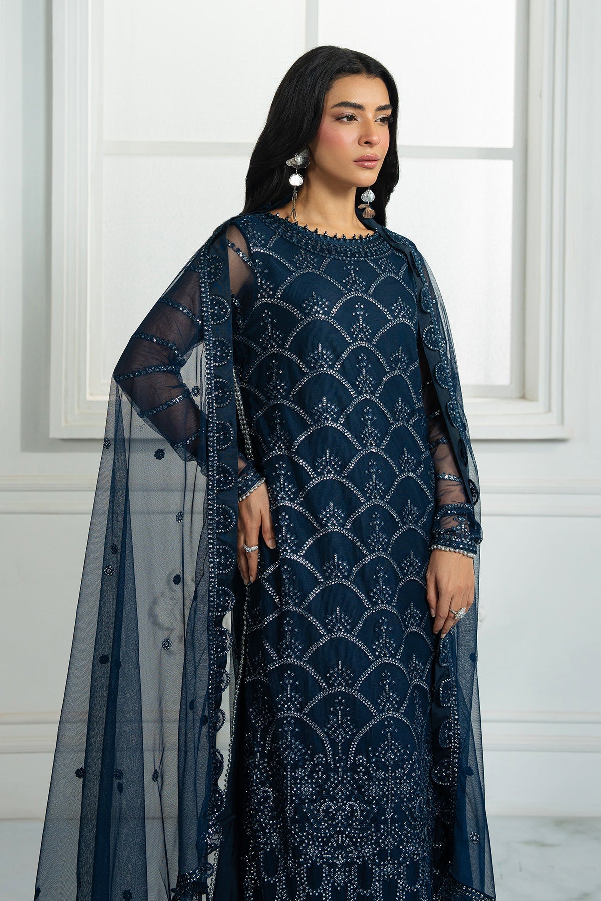 Zarif | Inara Formals | ZRI-02 MELISA - by - Libasekhas UK - Registered Vendor of : Zarif - 100% Original Designer Dresss