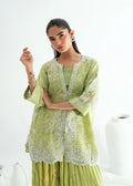 Umsha | Jardin De Luxe | Pistachio Mist - by Libasekhas UK - Registered Vendor of : Umsha - 100% Original Designer Dress