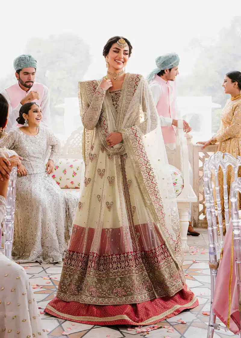 Akbar Aslam | Shadmani Luxury Formals 23 | Kaneel - by - Libasekhas UK - Registered Vendor of : Akbar Aslam - 100% Original Designer Dresss