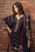 Charizma | Festive Pret | 3-PC Embroidered Raw Silk CMA-6-383 - by Libasekhas UK - Registered Vendor of : Charizma - 100% Original Designer Dress