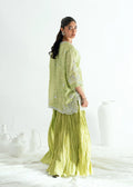Umsha | Jardin De Luxe | Pistachio Mist - by Libasekhas UK - Registered Vendor of : Umsha - 100% Original Designer Dress