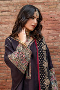Charizma | Festive Pret | 3-PC Embroidered Raw Silk CMA-6-383 - by Libasekhas UK - Registered Vendor of : Charizma - 100% Original Designer Dress