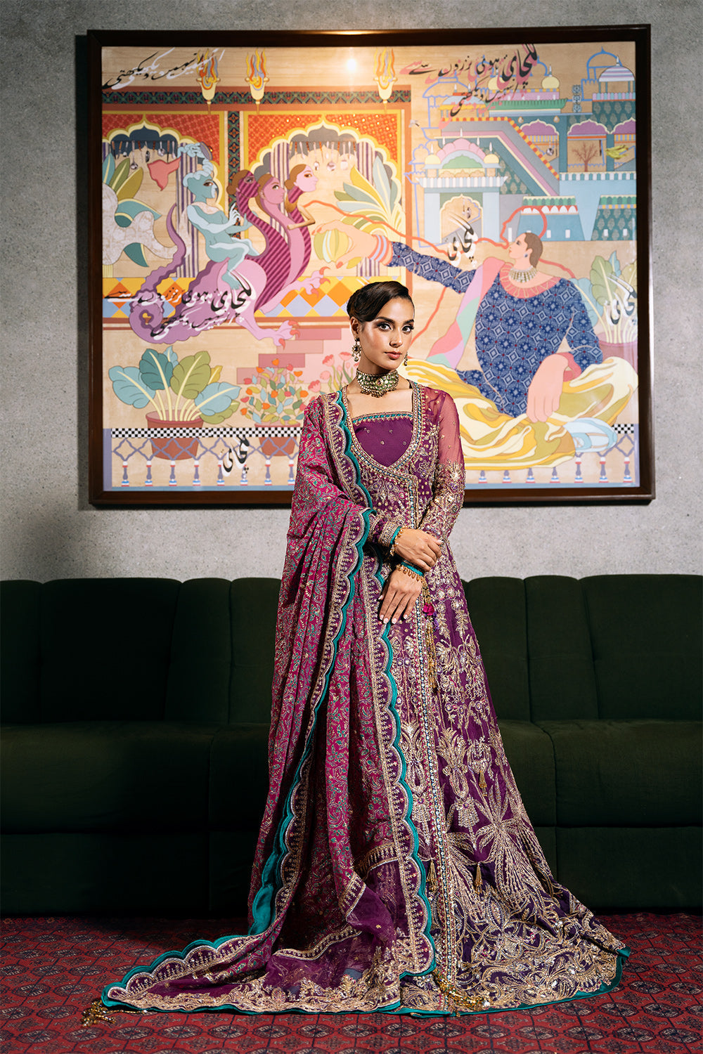 Saira Rizwan | Festive Formals 24 | LAVENA-SRF-D-05 - by - Libasekhas UK - Registered Vendor of : Saira Rizwan - 100% Original Designer Dresss