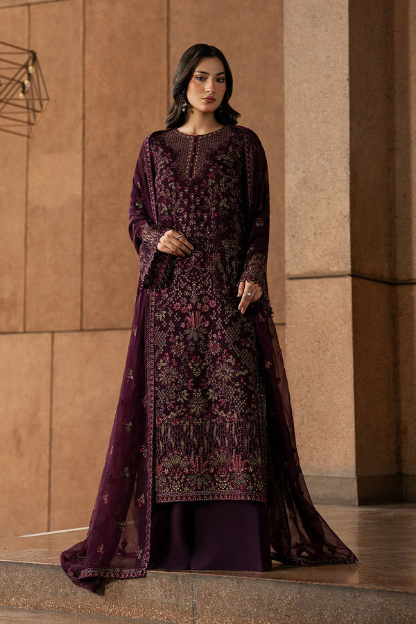 Lavish Premium | Lazawal Formals | MAROON MAJESTY - by Libasekhas UK - Registered Vendor of : Lavish Premium - 100% Original Designer Dress