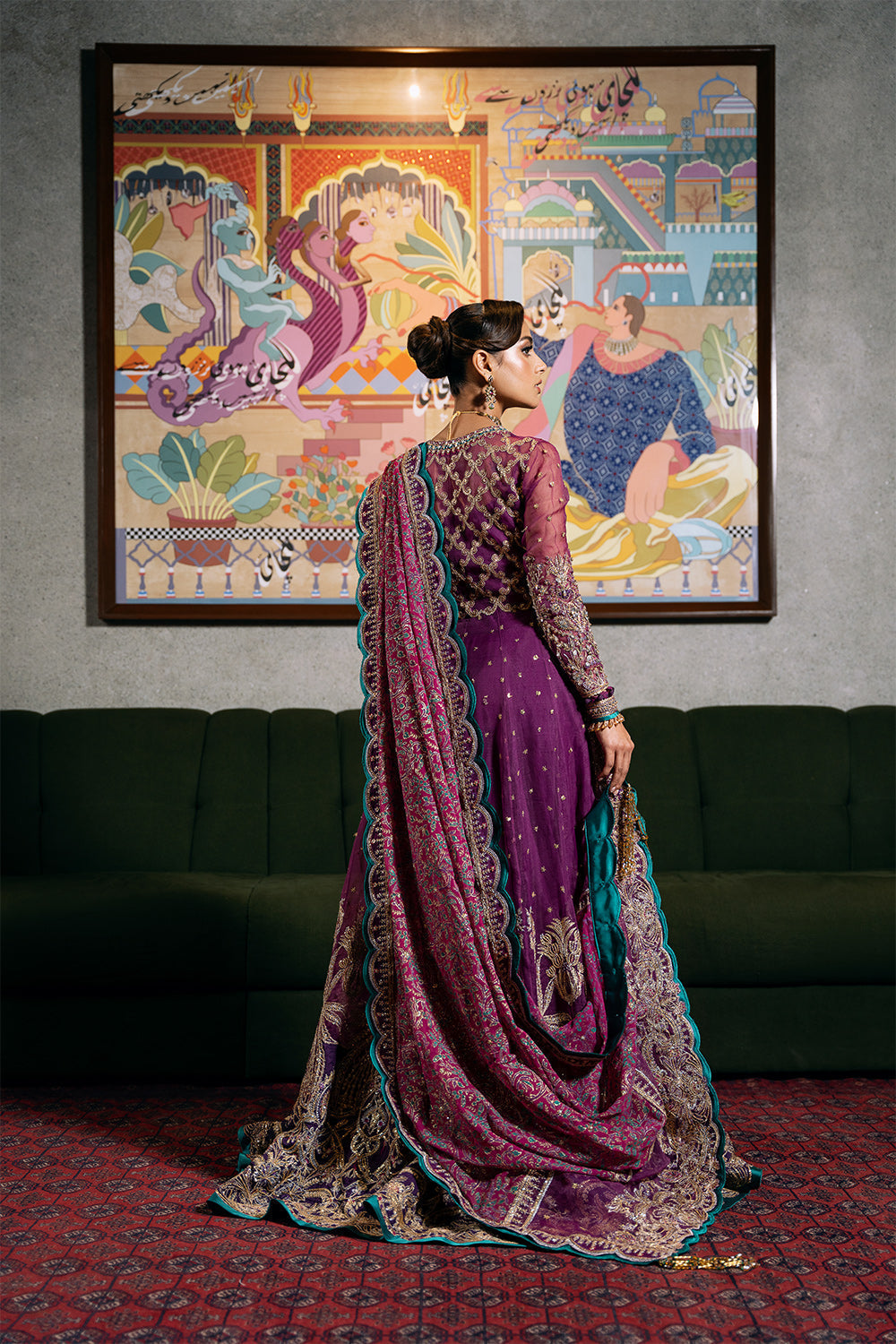 Saira Rizwan | Festive Formals 24 | LAVENA-SRF-D-05 - by - Libasekhas UK - Registered Vendor of : Saira Rizwan - 100% Original Designer Dresss