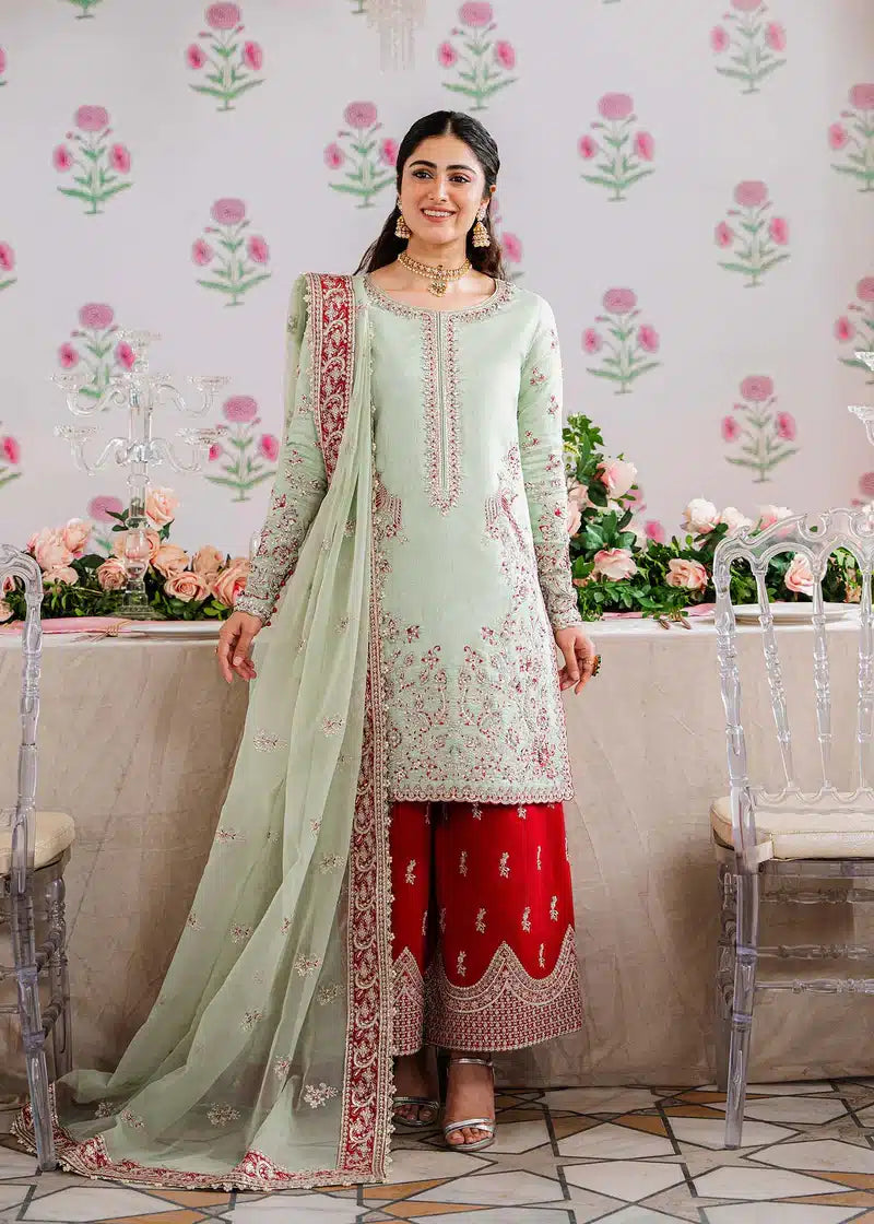 Akbar Aslam | Shadmani Luxury Formals 23 | Zari - by - Libasekhas UK - Registered Vendor of : Akbar Aslam - 100% Original Designer Dresss