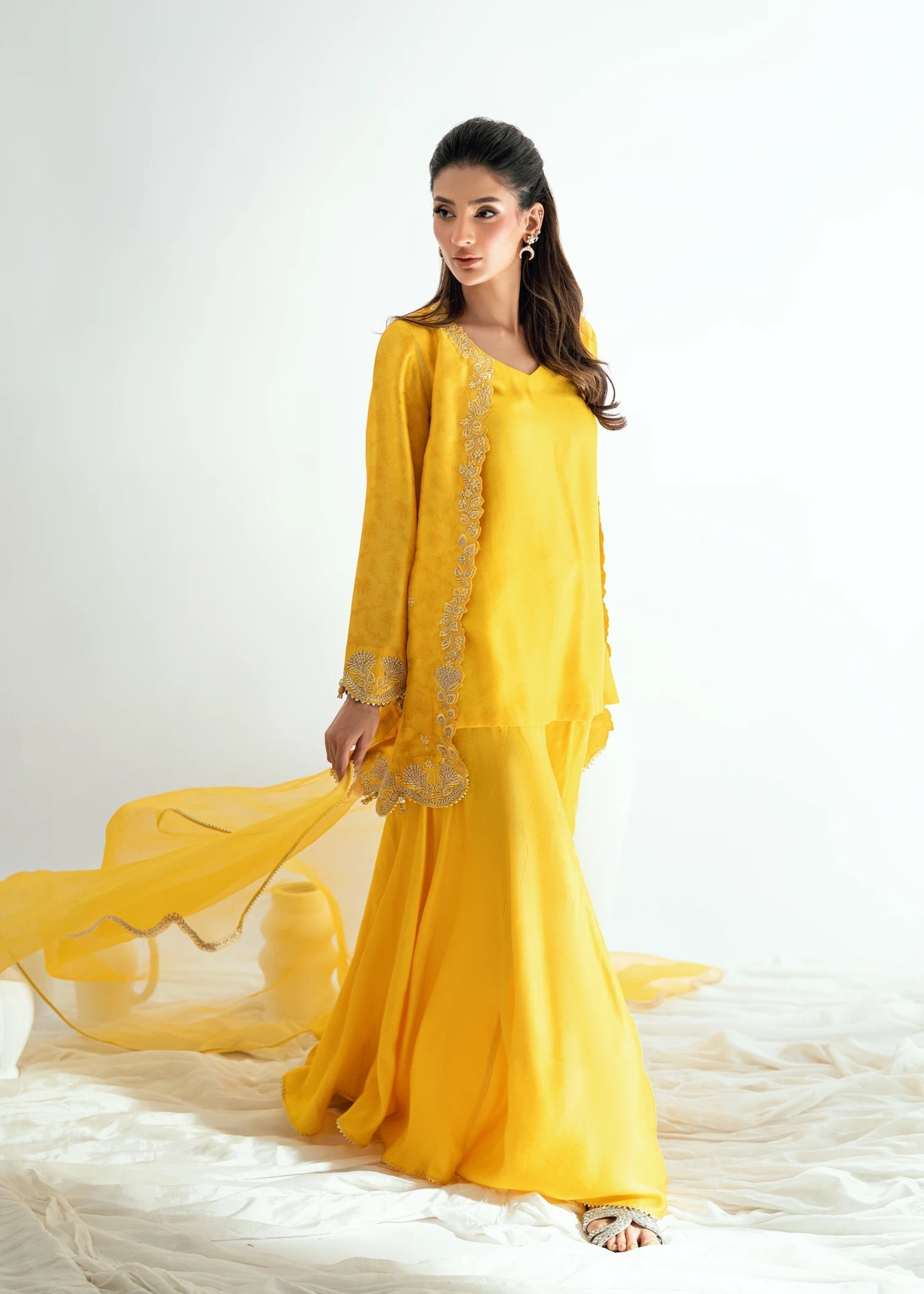 Umsha | Jardin De Luxe | Sun Veil - by Libasekhas UK - Registered Vendor of : Umsha - 100% Original Designer Dress
