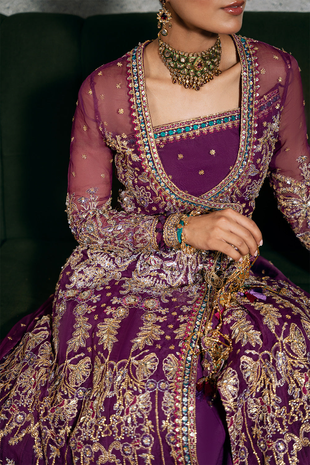 Saira Rizwan | Festive Formals 24 | LAVENA-SRF-D-05 - by - Libasekhas UK - Registered Vendor of : Saira Rizwan - 100% Original Designer Dresss