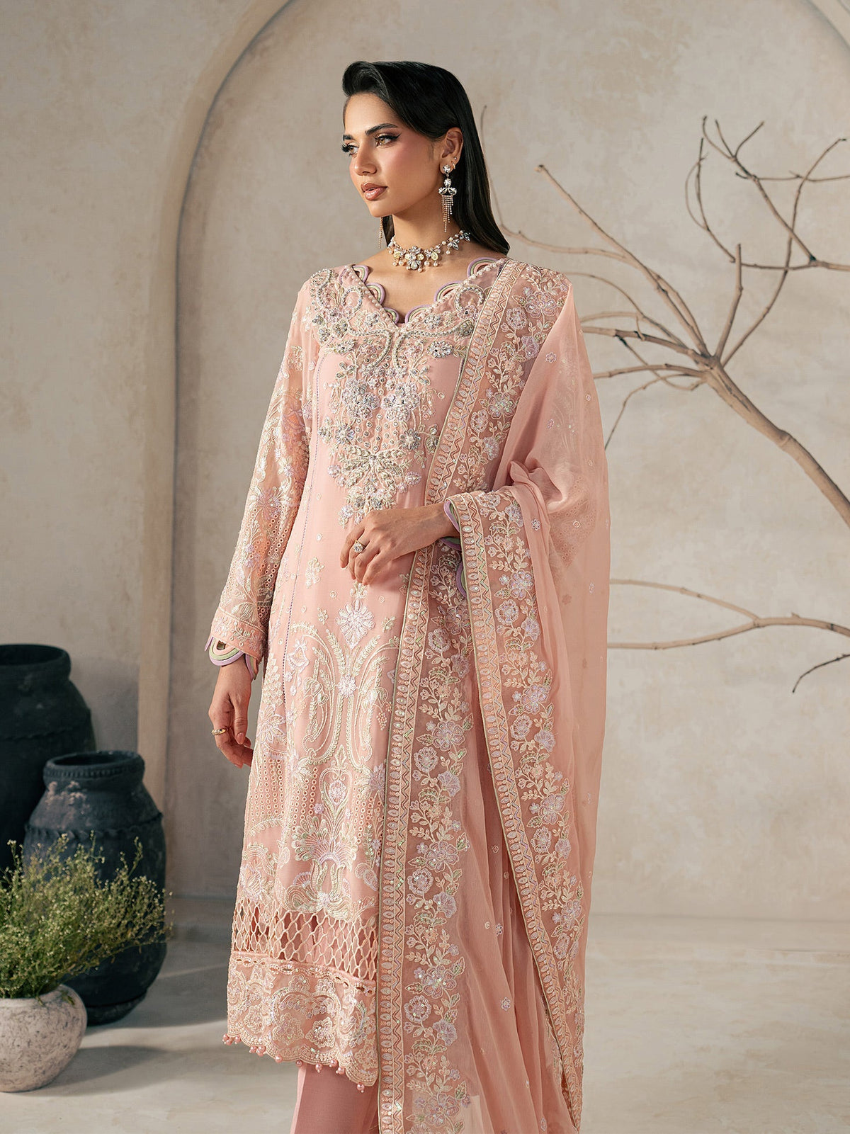 Gulaal | Inaaya Embroidered Chiffon 26 |Julian - by Libasekhas UK - Registered Vendor of : Gulaal - 100% Original Designer Dress