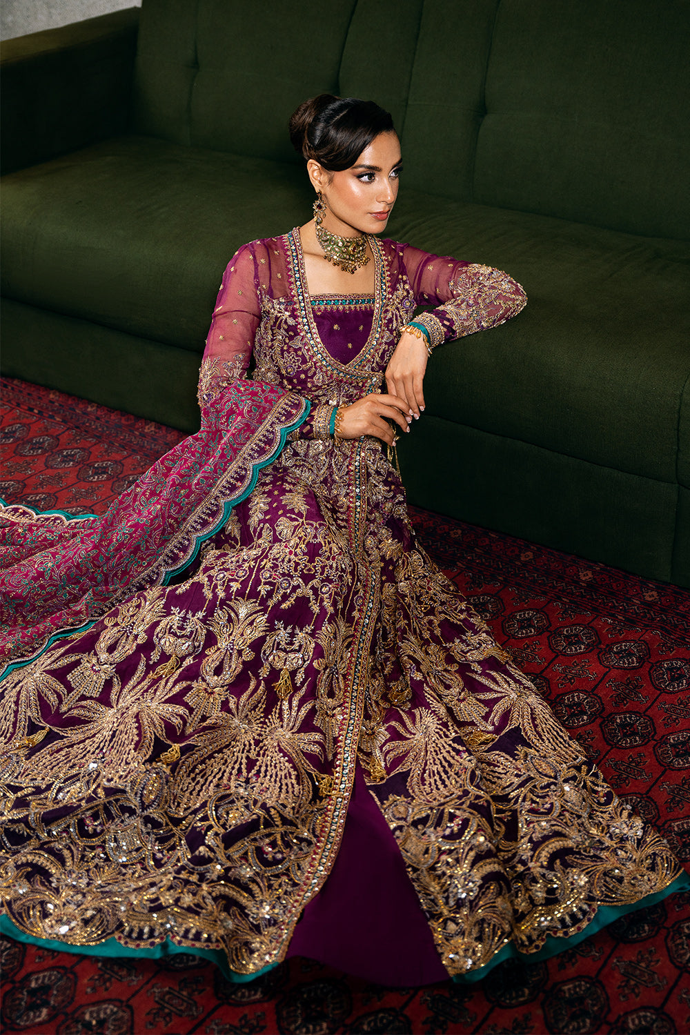 Saira Rizwan | Festive Formals 24 | LAVENA-SRF-D-05 - by - Libasekhas UK - Registered Vendor of : Saira Rizwan - 100% Original Designer Dresss